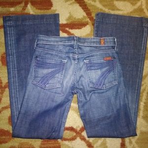 7 For All Mankind Dojo The Lexie Petite Jean Sz 26